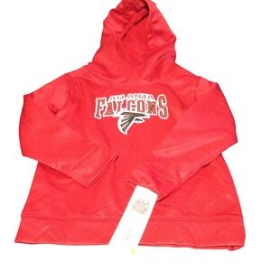 Atlanta Falcons NFL Team Apparel Kids Hoodie Sweatshirt - Size‎ 4T-4T-3X Red